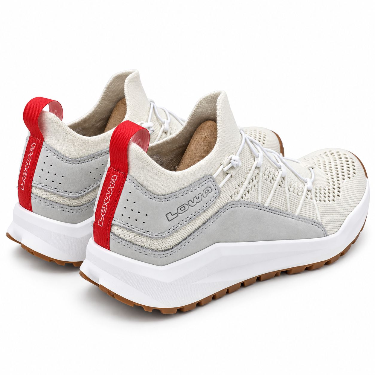 Lowa Kaloya Knit Ws Women's 9.5 White Gray Bungee Lace Outdoor & Travel Sneakers — image 5 of 8
